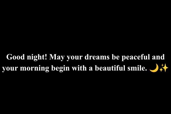 Good Night Wishes