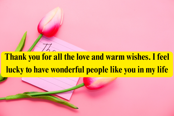 Thank You Message for Birthday Wishes