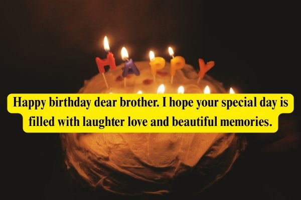 Brother Birthday Wishes in English